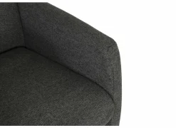 Stoel Aragon 60x70x100cm - stof - antraciet