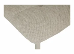 Stoel Churchill 46x54,5x85cm - metaal/stof - beige