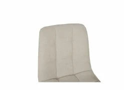 Stoel Churchill 46x54,5x85cm - metaal/stof - beige