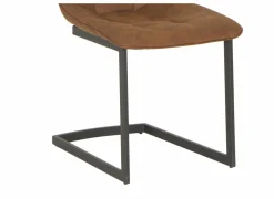 Stoel Cloud 46,5x57x86cm - microvezel - cognac