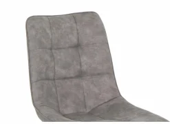 Stoel Cloud 46,5x57x86cm - microvezel - grijs