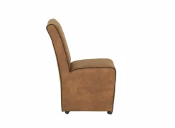 Stoel Cowboy 51x60x95cm - microvezel - cognac preston