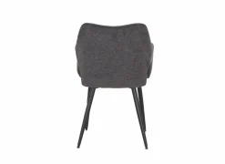 Stoel Daly 55x60x86cm - polyestervezel - grijs