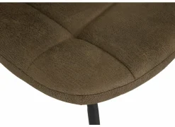 Stoel Factory 50x57x84cm - stof - bruin