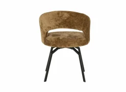 Stoel Festo stof bruin