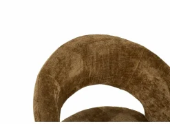 Stoel Festo stof bruin