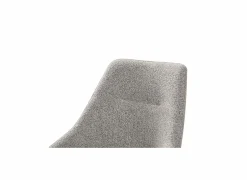 Stoel Figo 50x47x87cm - stof - grijs