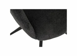 Stoel Indy  58x60x85cm - stof - antraciet