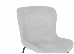 Stoel Jutta 48x57,5x81cm - polyestervezel - lichtgrijs