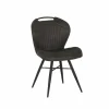 Stoel Mace 50,5x61x87cm - stof - zorro antraciet