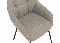 Stoel Navajo 57,5x65x85cm - stof - beige