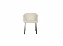 Stoel Nimbus 59x61x77cm - bouclé - wit