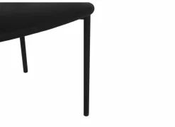 Stoel Romy 46,5x55x81,5cm - stof/metaal - zwart