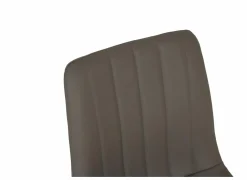 Stoel S190 45,5x56x87,5cm - lederlook - cappucino