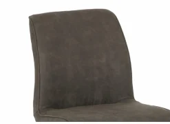 Stoel Saint 50x53x86cm - microvezel - antraciet