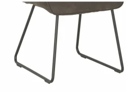 Stoel Saint 50x53x86cm - microvezel - antraciet