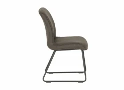 Stoel Saint 50x53x86cm - microvezel - antraciet