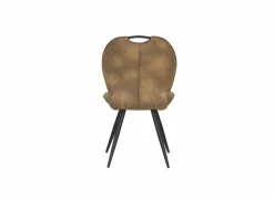 Stoel ST1910 53x66x93.5cm - lederlook - cognac