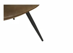 Stoel ST1910 53x66x93.5cm - lederlook - cognac