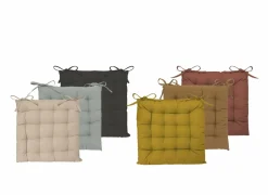 Stoelkussen Celadon 38x38cm - katoen - groen