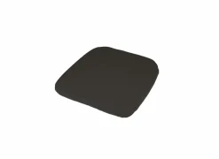 Stoelkussen Vega 43x43cm - katoen - carbon