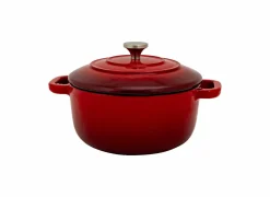 Stoofpot Fontestic Mini Ø12cm - gietijzer - rood