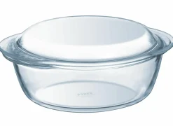Stoofpot Pyrex 4 in 1 33x27x11cm - borosilicaatglas - transparant