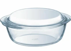 Stoofpot Pyrex 4 in 1  21x18x8cm - borosilicaatglas - transparant