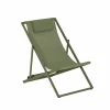Strandstoel Plage aluminium - groen