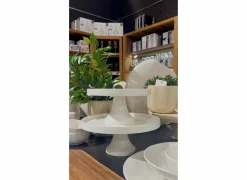 Taartschotel Cucina Ø27x11,5cm - porselein - wit