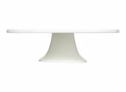 Taartschotel Nora Ø28x9cm - aardewerk - wit