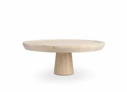 Taartschotel Rural Ø30x12cm - mangohout - bruin