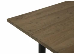 Tafel Aquilano 240x110cm - acacia massief - bruin