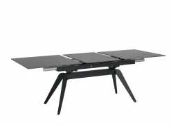 Tafel Archipel 160/220x90cm - gesinterd steen - antraciet