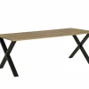 Tafel Bordo 200x95cm - decor - etna eik/zwart