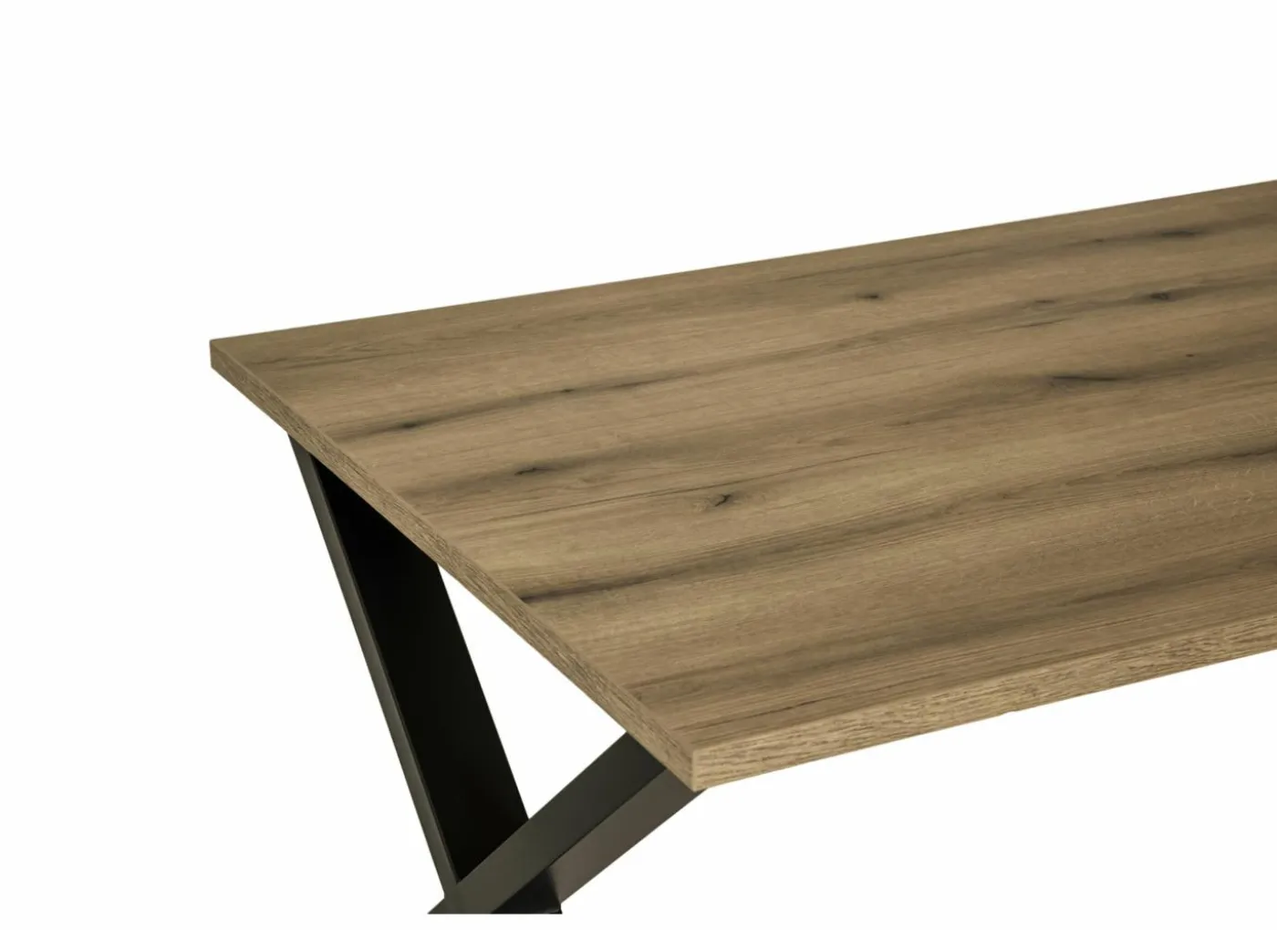 Tafel Bordo 200x95cm - decor - etna eik/zwart