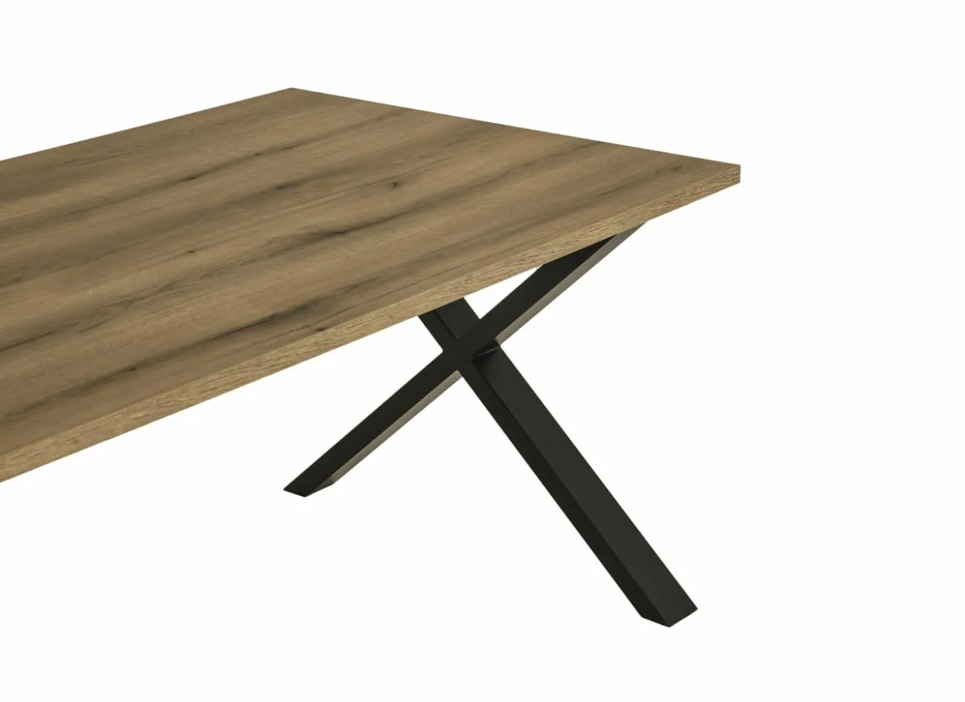 Tafel Bordo 200x95cm - decor - etna eik/zwart
