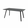 Tafel Boyar 140x80cm - melamine - antraciet