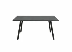 Tafel Boyar 140x80cm - melamine - antraciet