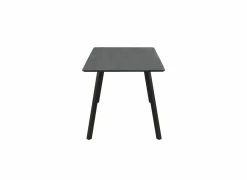 Tafel Boyar 140x80cm - melamine - antraciet