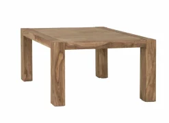 Tafel Carbone 140x140cm - sheesham massief - naturel