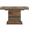 Tafel Clif 160/200x90cm - decor - old wood & donker beton