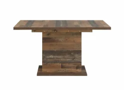 Tafel Clif 160/200x90cm - decor - old wood & donker beton