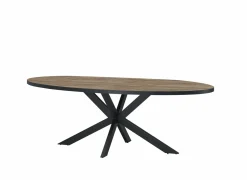 Tafel Estrella Etienne 220x110cm - meubelplaat - industrial oak