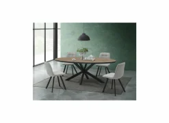 Tafel Estrella Etienne 220x110cm - meubelplaat - industrial oak