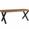 Tafel Estrella 190x95cm - meubelplaat - industrial oak