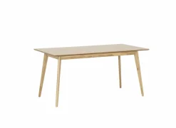 Tafel Ingo 160x80cm - eik massief & decor - naturel
