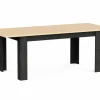 Tafel Kent 155/205x90cm - decor - chêne de fil & sidewalk