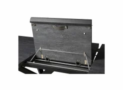 Tafel Rhine 160/220x90cm - melamine - zwart