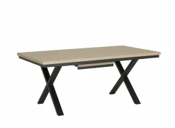 Tafel Toby 190/250x100cm - melamine - castella oak